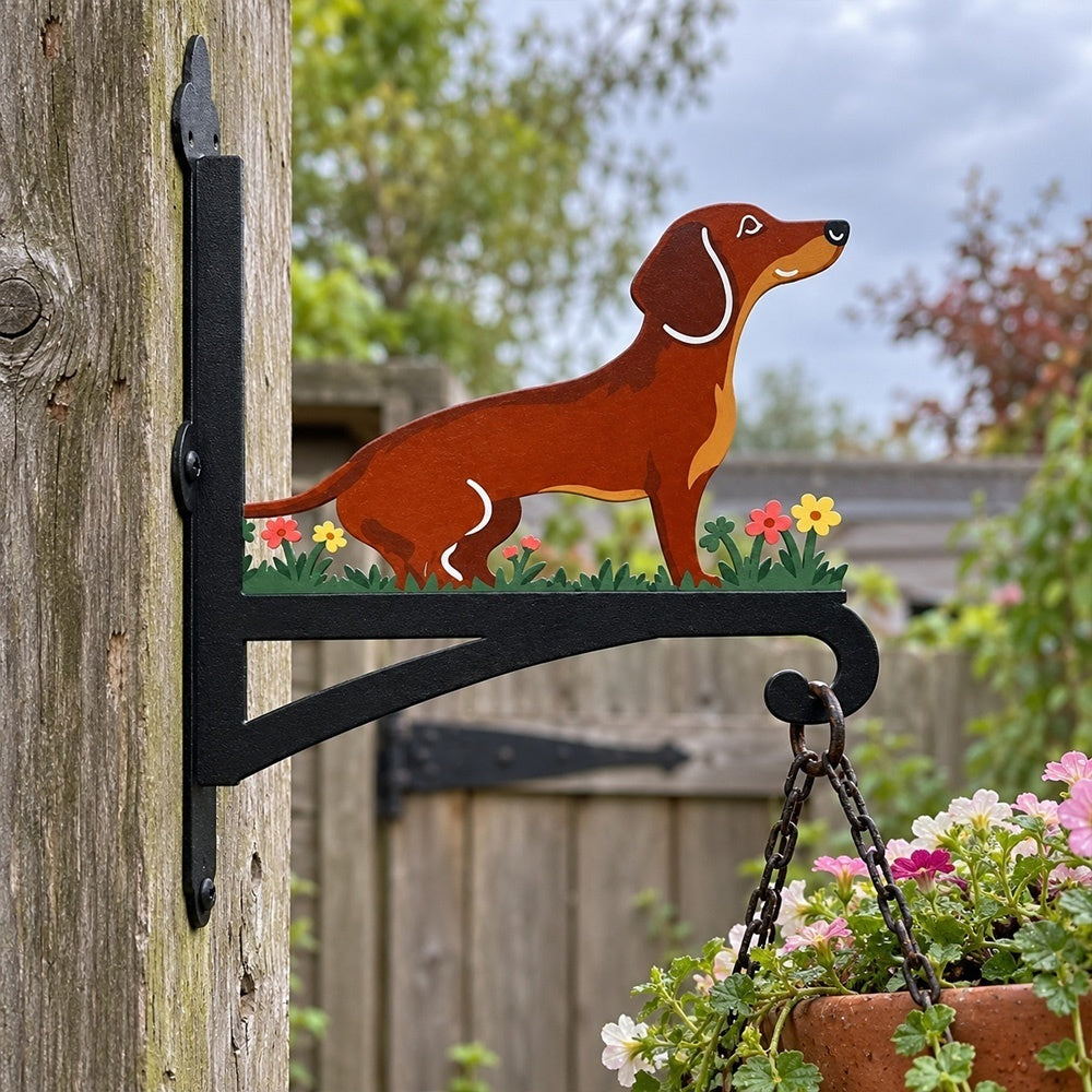 Hanging Basket Bracket – Dachshund
