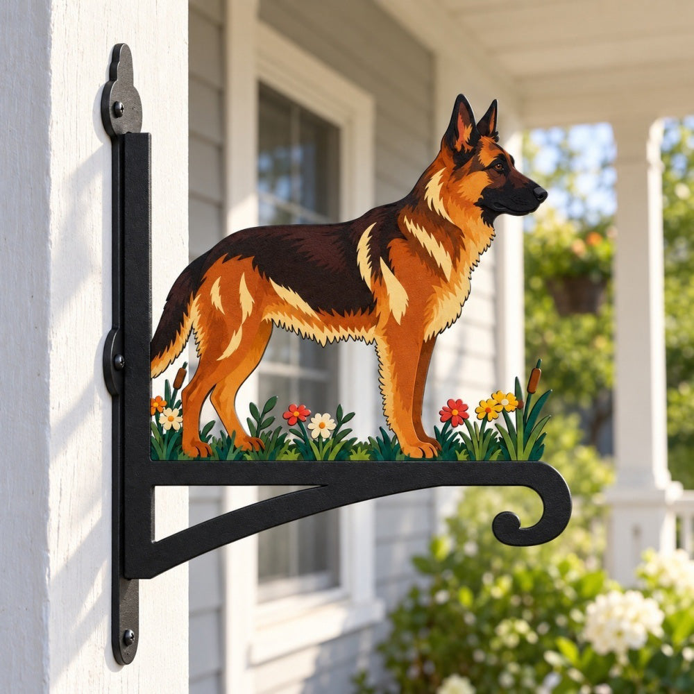 Hanging Basket Bracket – German Shepherd