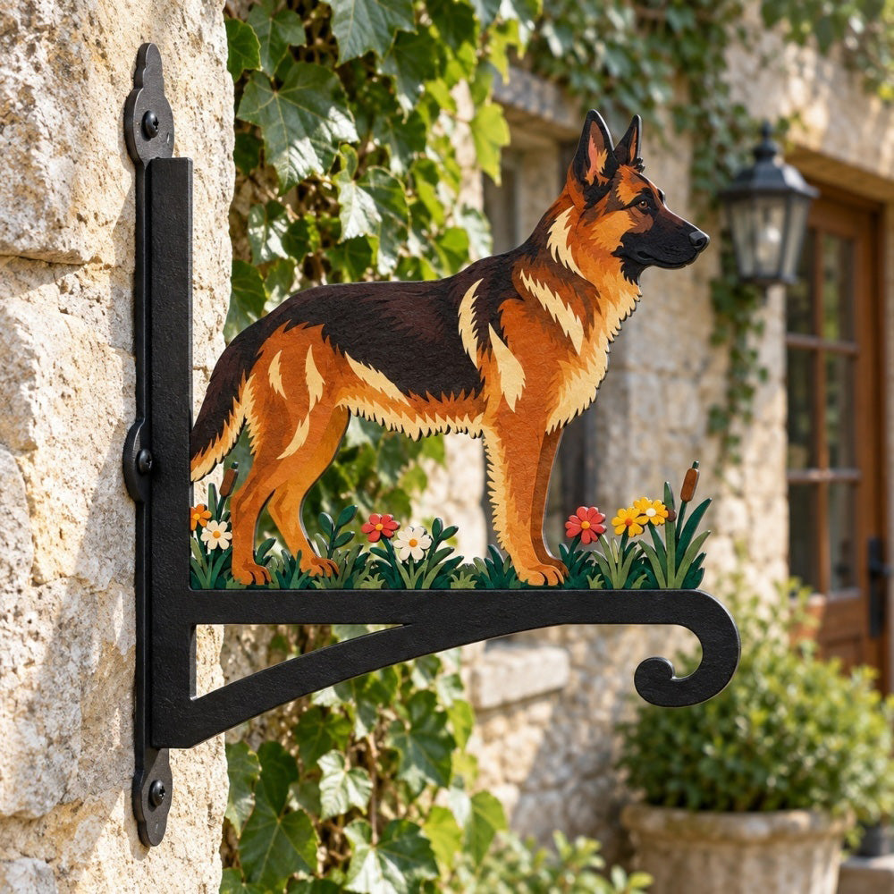 Hanging Basket Bracket – German Shepherd