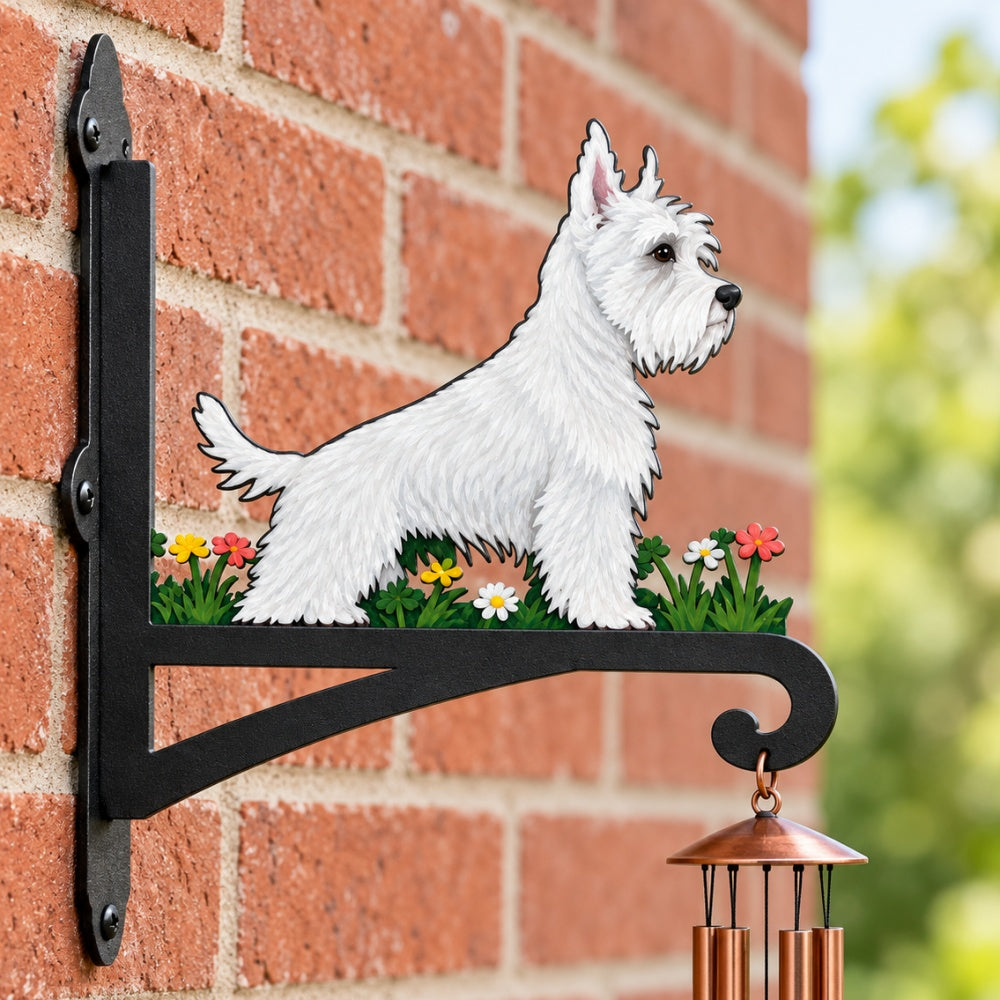 Hanging Basket Bracket – West Highland White Terrier