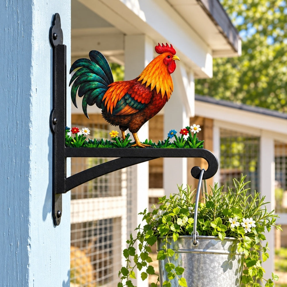 Hanging Basket Bracket – Rooster