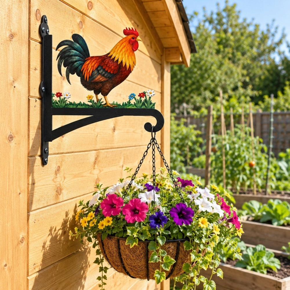 Hanging Basket Bracket – Rooster