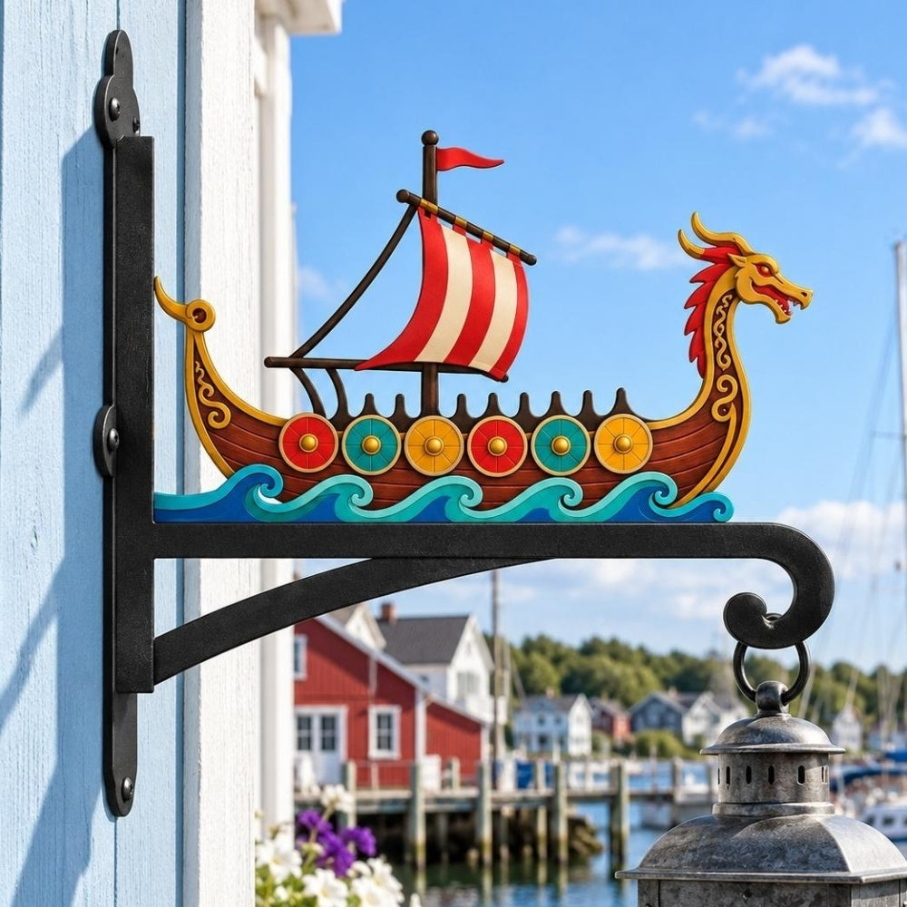 Hanging Basket Bracket – Viking Longship