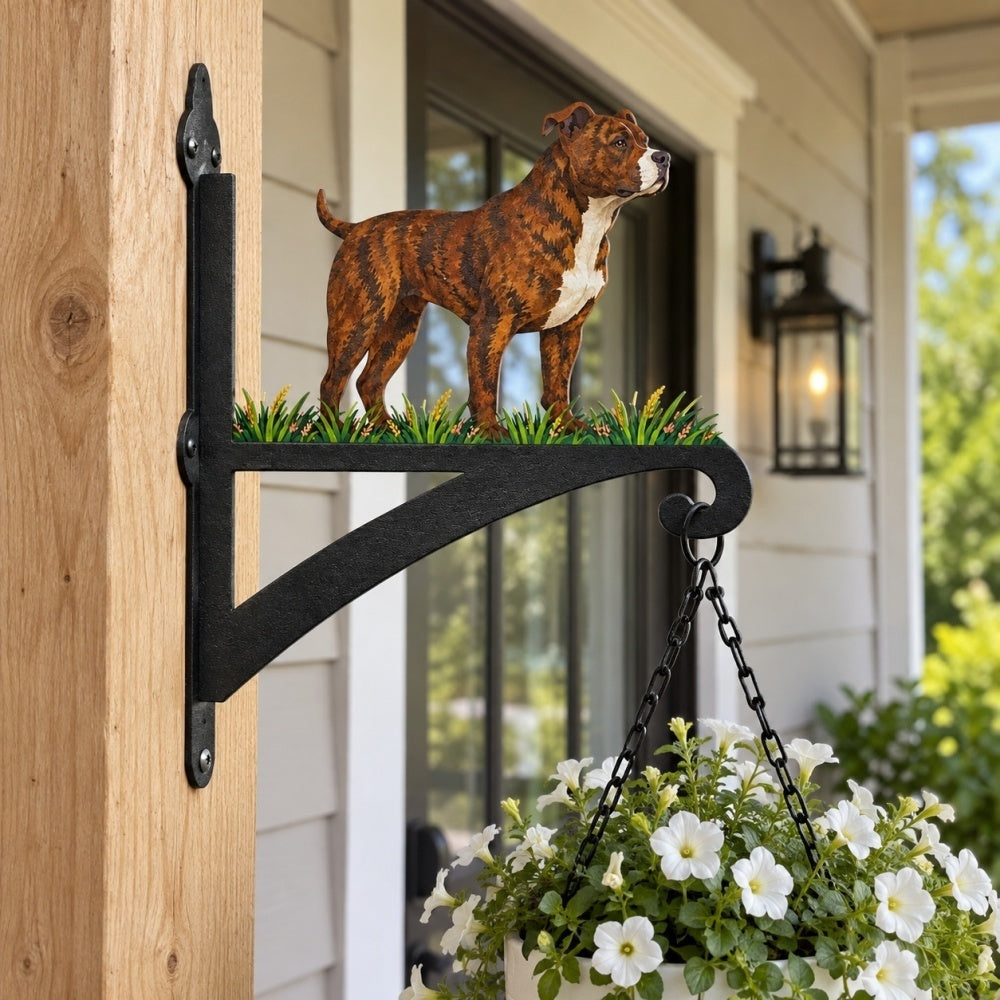 Hanging Basket Bracket – Staffordshire Bull Terrier