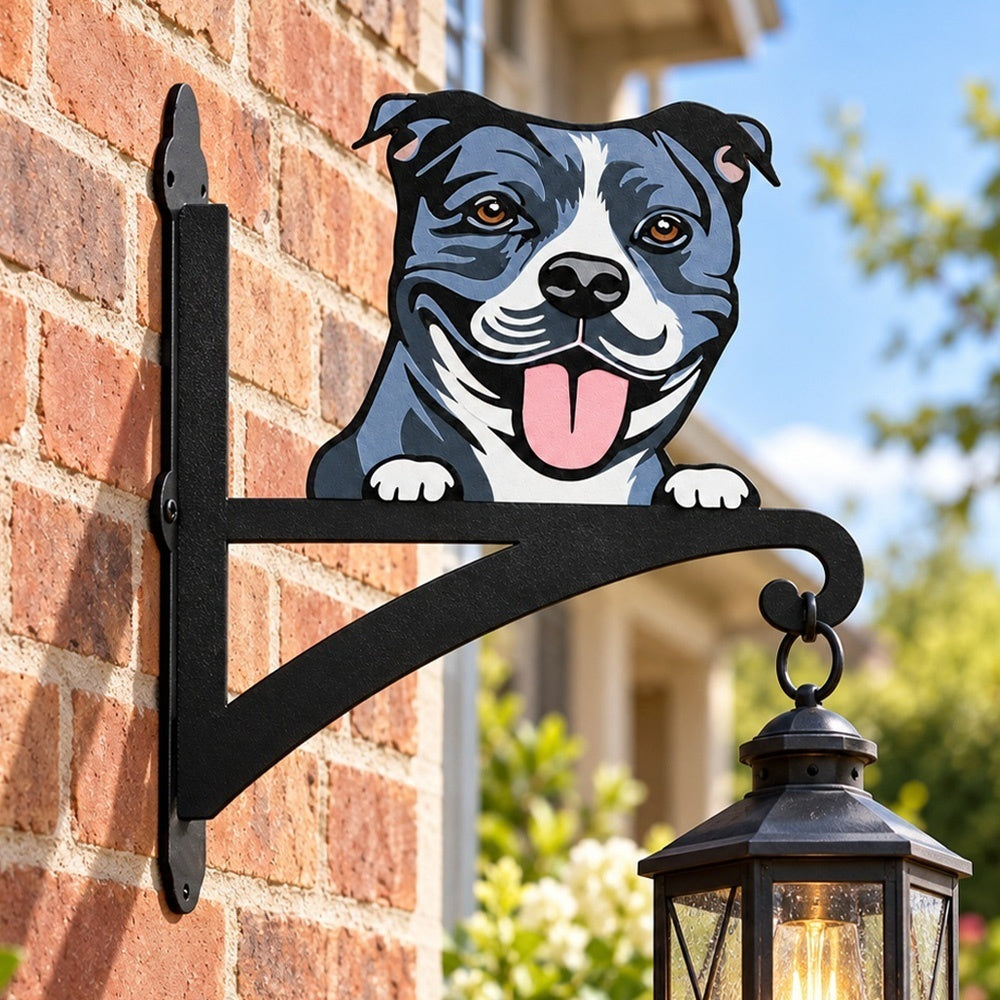 Hanging Basket Bracket – Staffordshire Bull Terrier