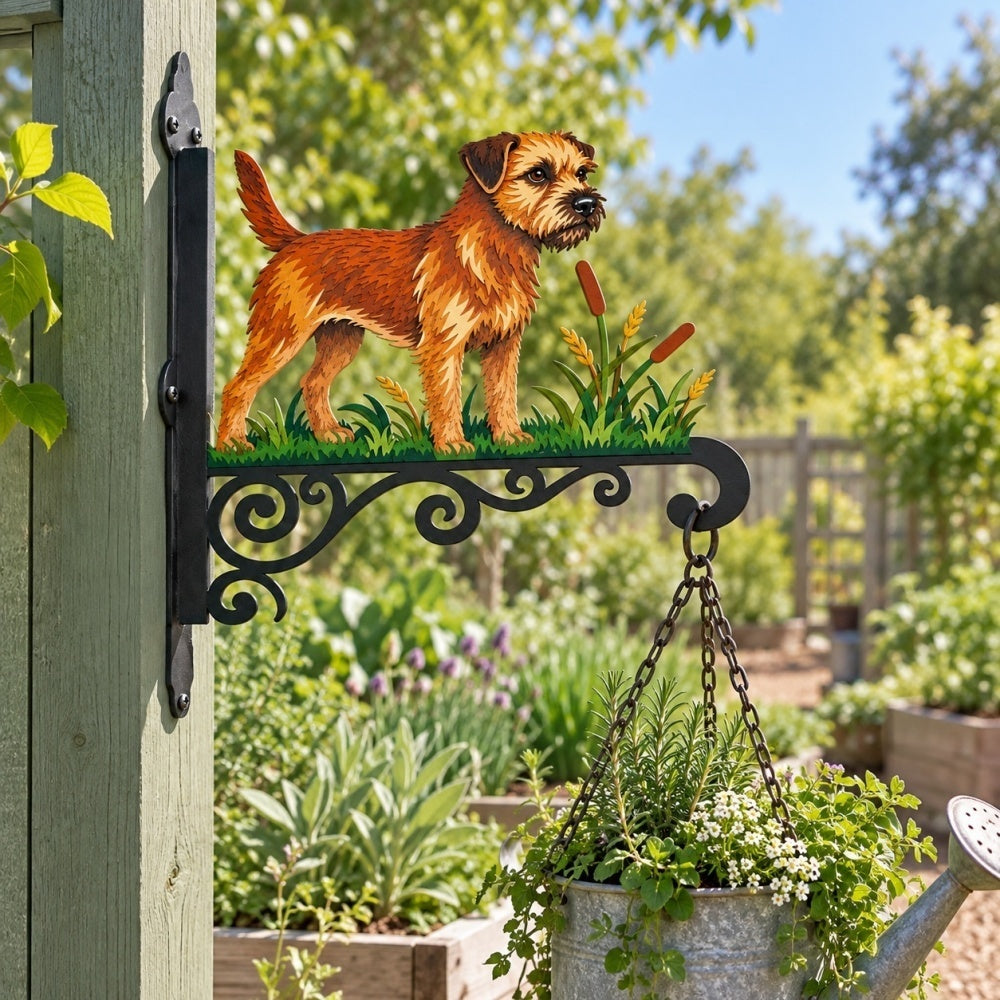 Hanging Basket Bracket – Border Terrier