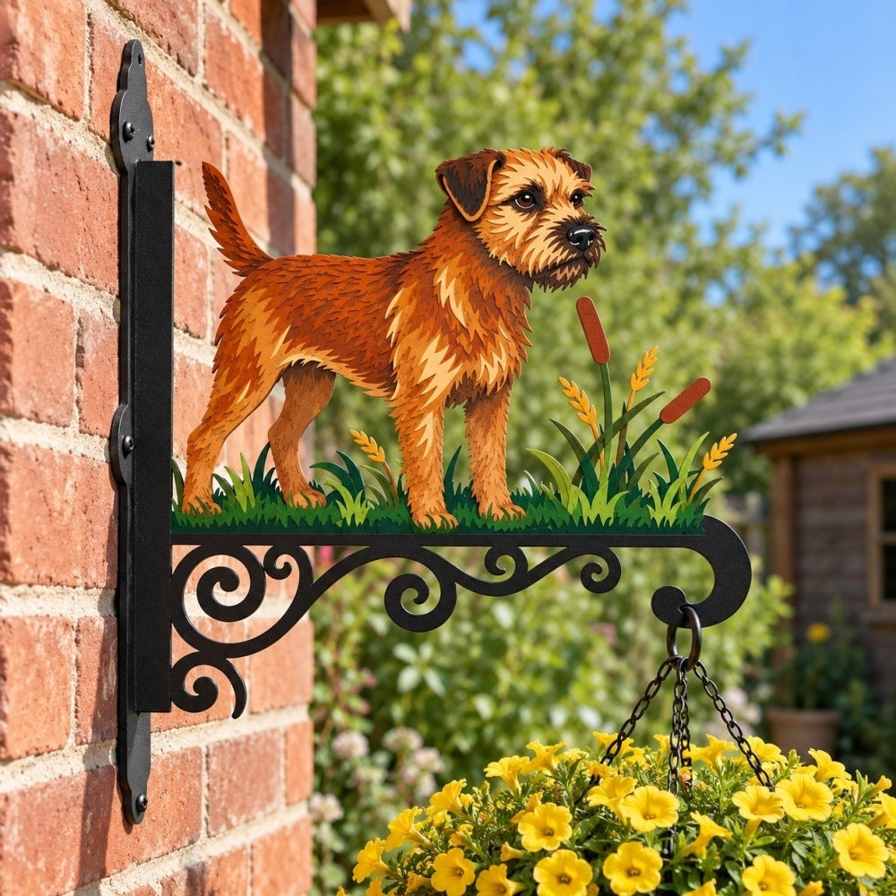 Hanging Basket Bracket – Border Terrier