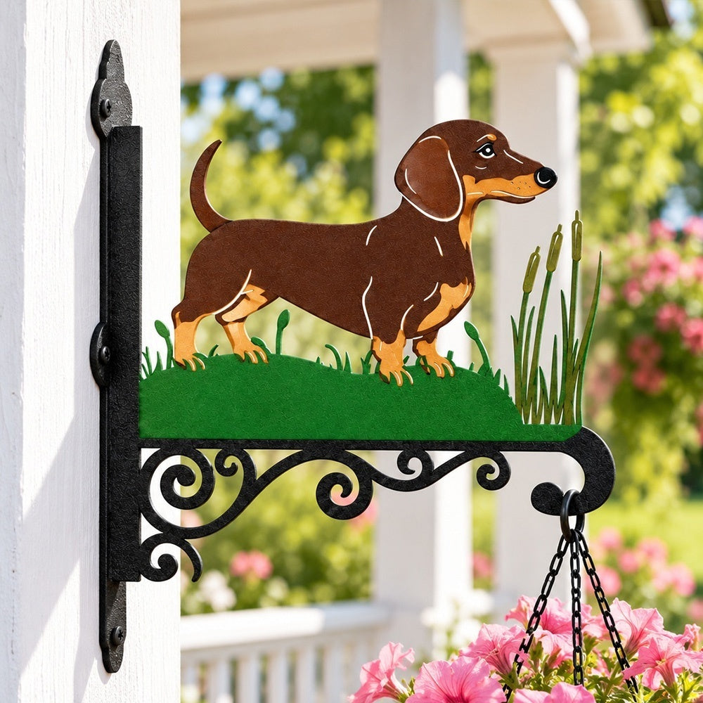 Hanging Basket Bracket – Dachshund