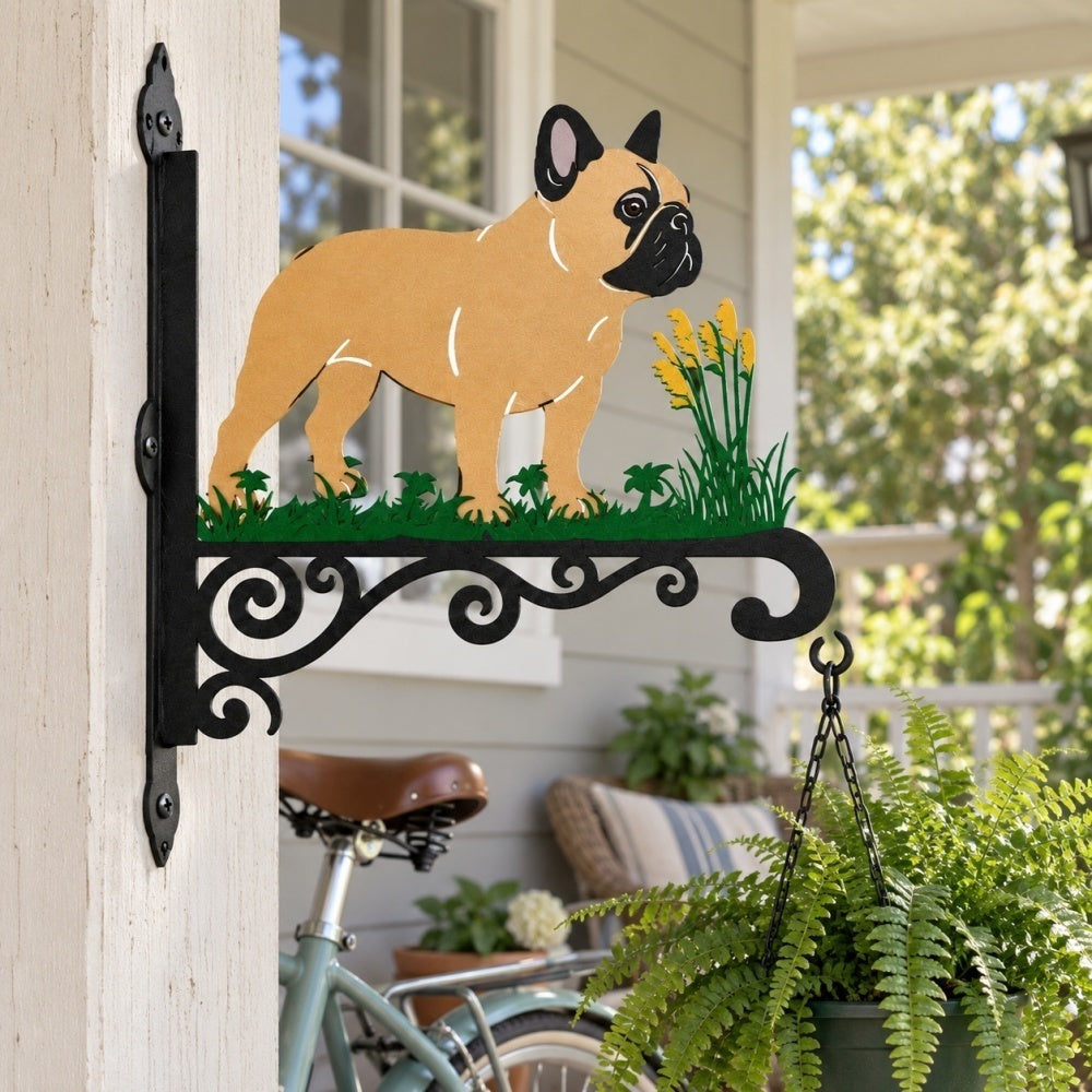 Hanging Basket Bracket – French Bulldog