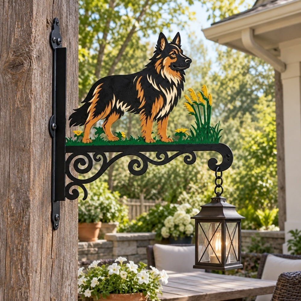 Hanging Basket Bracket – German Shepherd