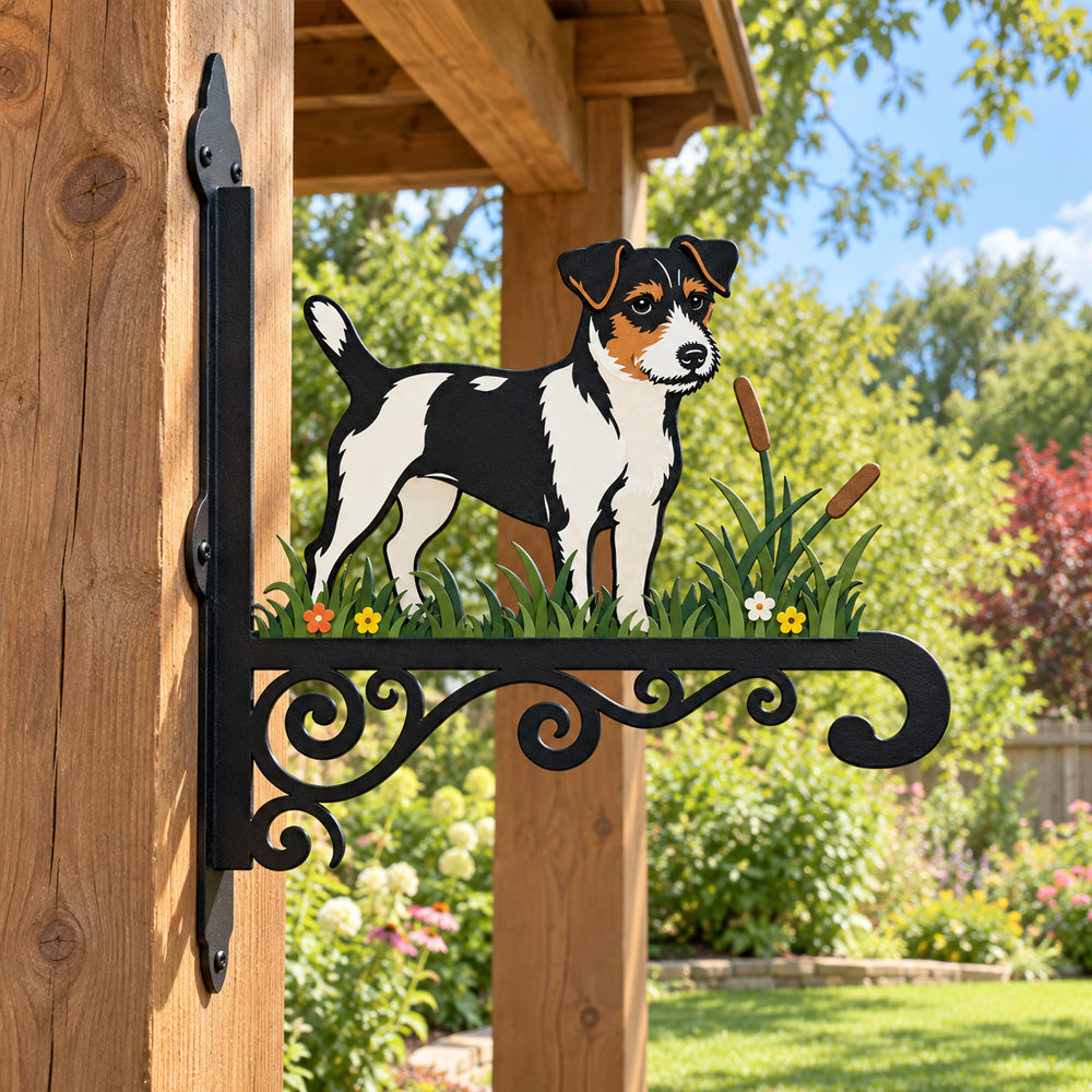 Hanging Basket Bracket – Jack Russell Terrier