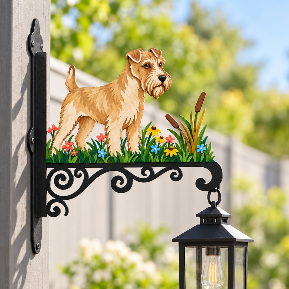 Hanging Basket Bracket – Soft Coated Wheaten Terrier