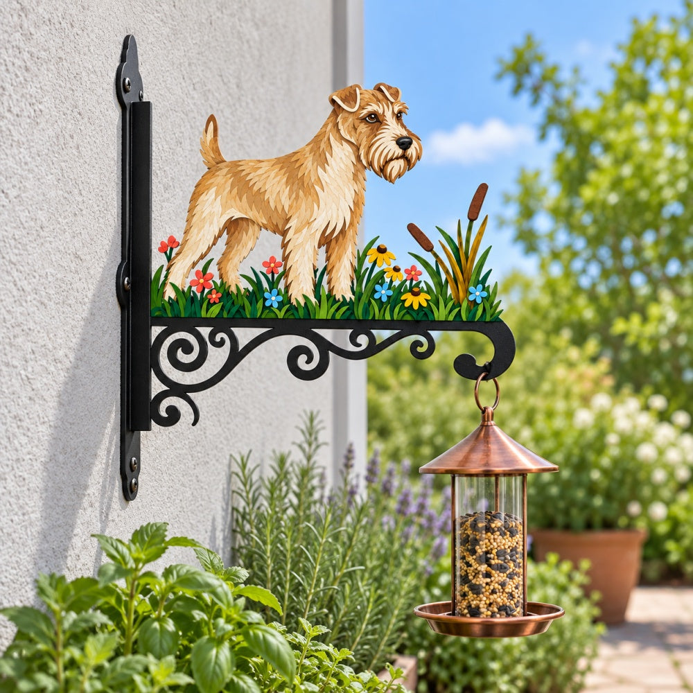 Hanging Basket Bracket – Soft Coated Wheaten Terrier