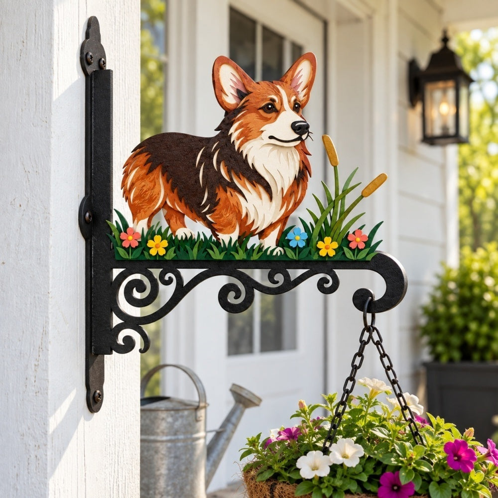 Hanging Basket Bracket – Welsh Corgi
