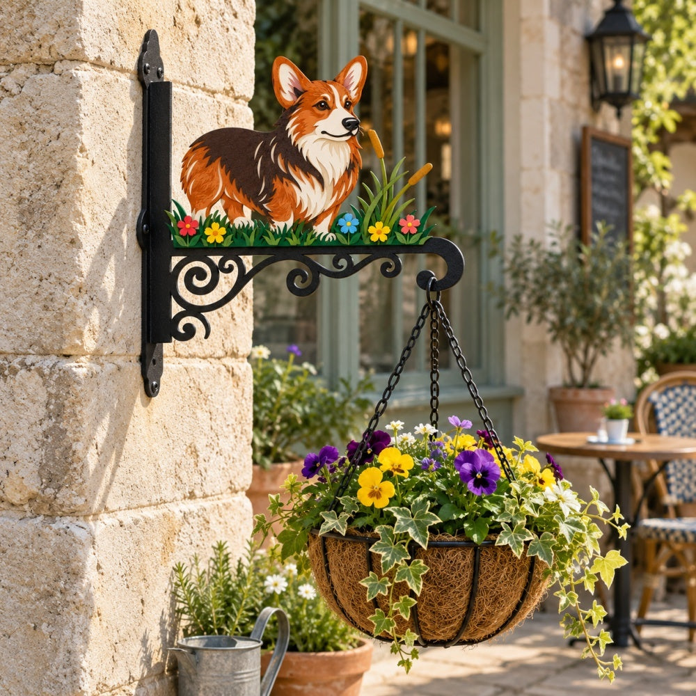 Hanging Basket Bracket – Welsh Corgi