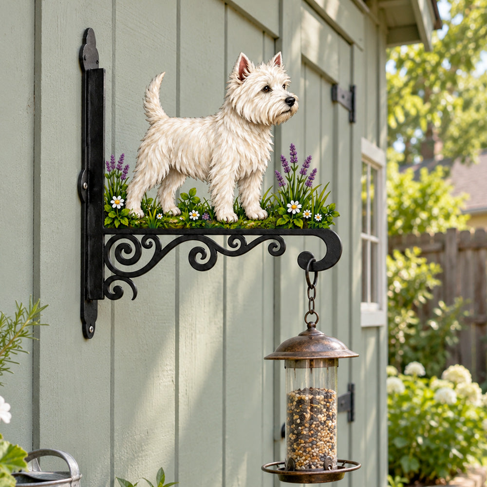 Hanging Basket Bracket – West Highland White Terrier
