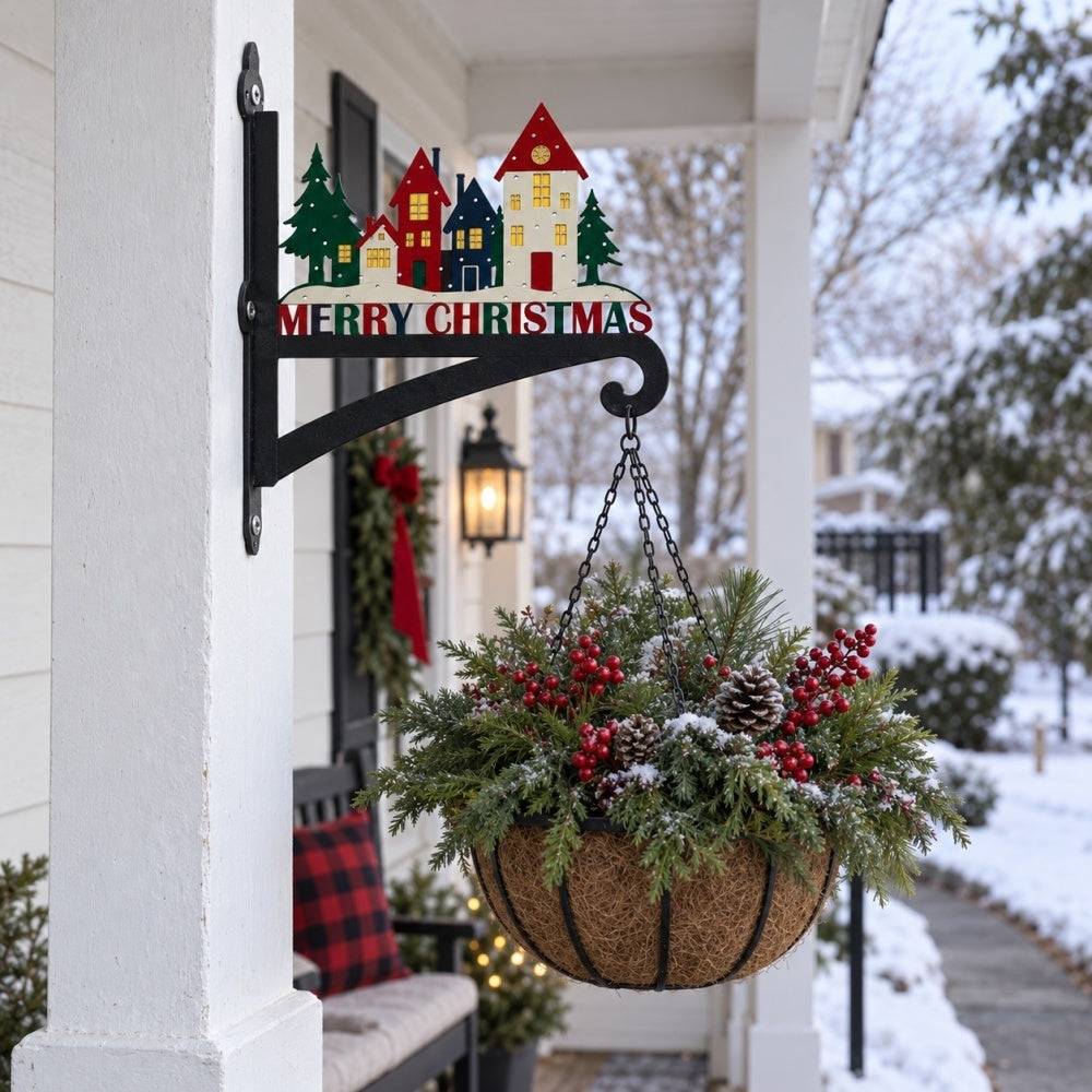 Hanging Basket Bracket – Christmas Village
