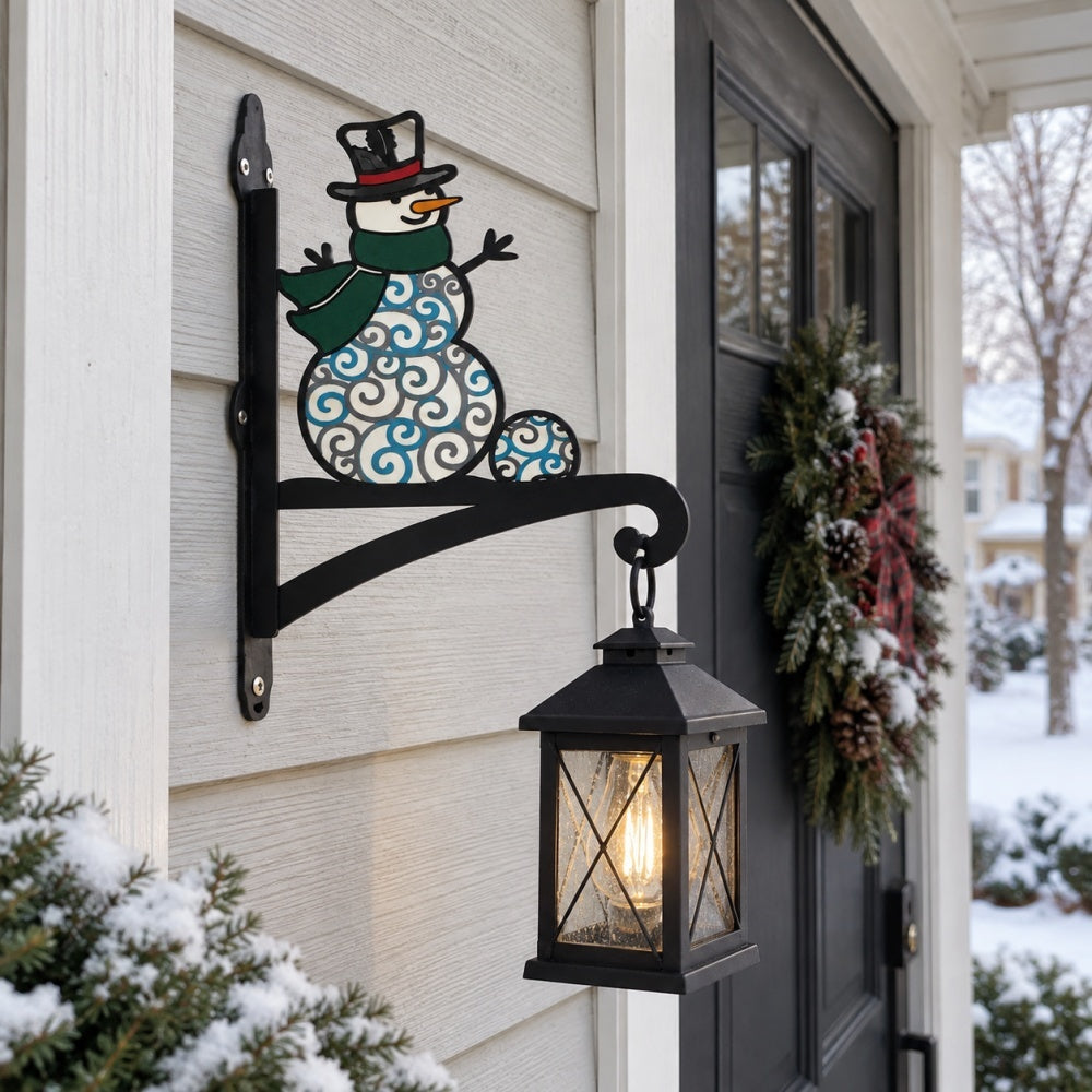 Hanging Basket Bracket – Snowman