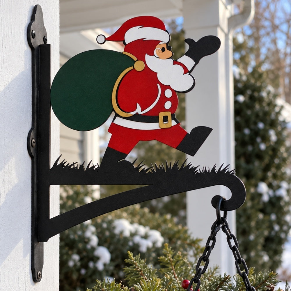 Hanging Basket Bracket – Santa Claus