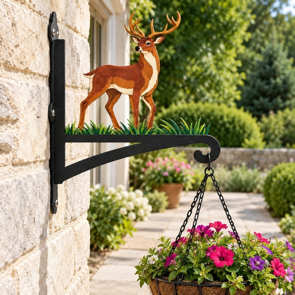 Hanging Basket Bracket – Reindeer