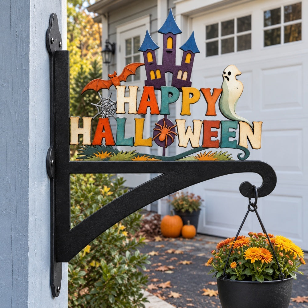Hanging Basket Bracket – Happy Halloween Haunted Castle
