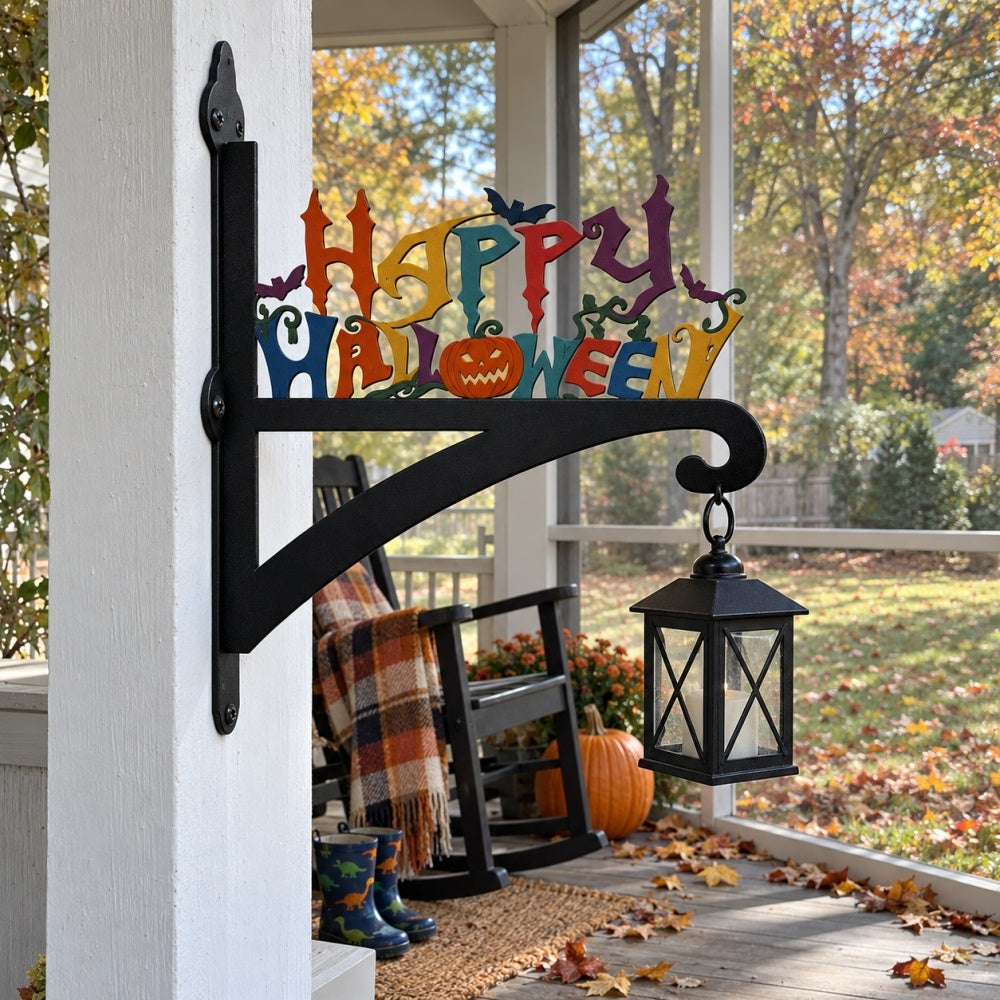 Hanging Basket Bracket – Happy Halloween
