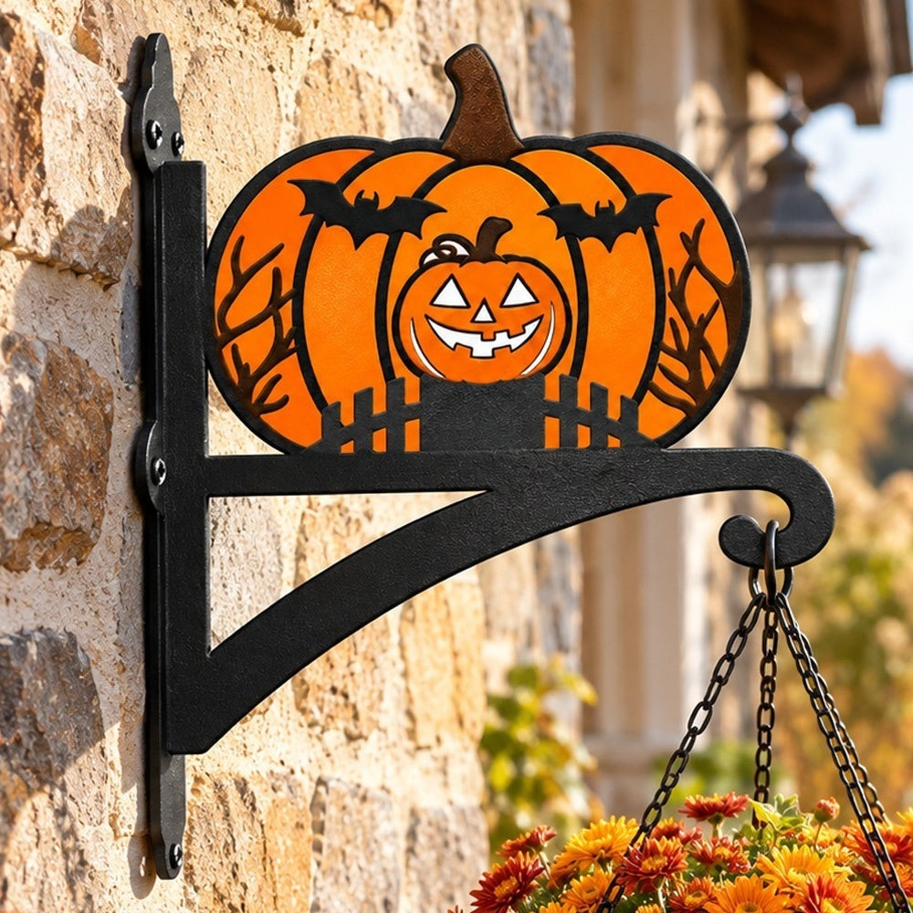 Hanging Basket Bracket – Jack-O’-Lantern