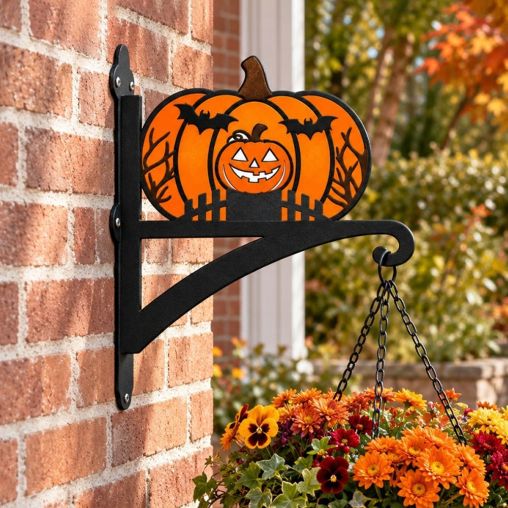 Hanging Basket Bracket – Jack-O’-Lantern