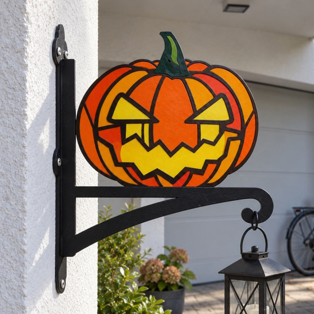 Hanging Basket Bracket – Jack-O’-Lantern