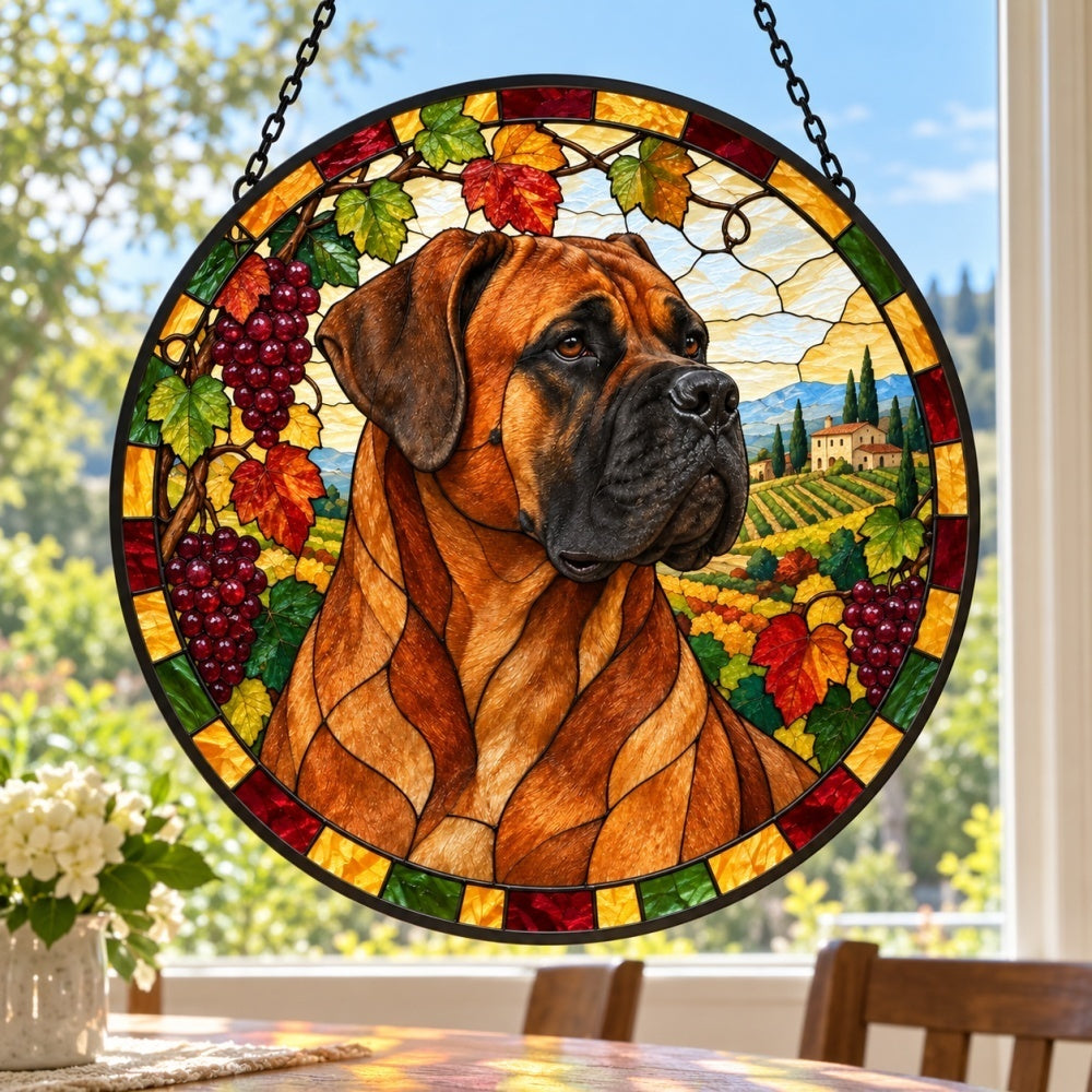 Stained Glass Suncatcher – Cane Corso