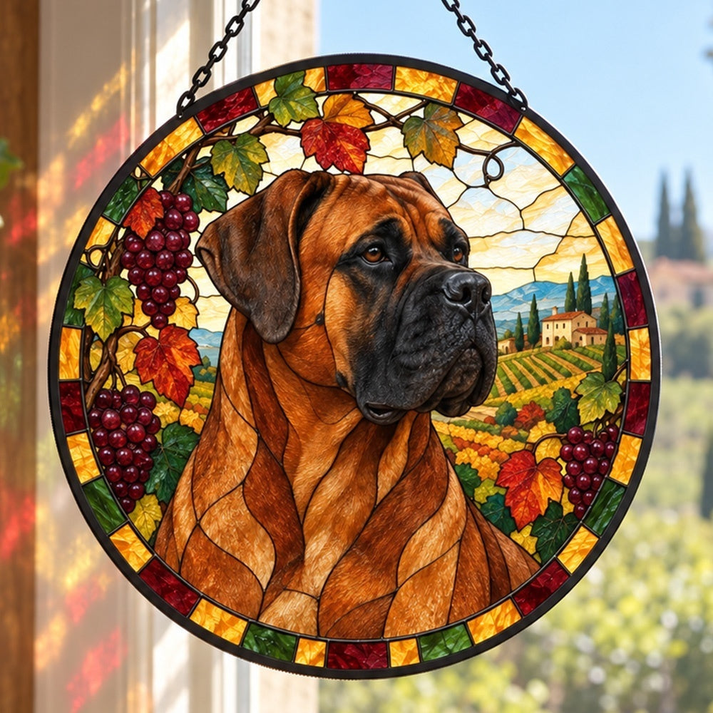 Stained Glass Suncatcher – Cane Corso