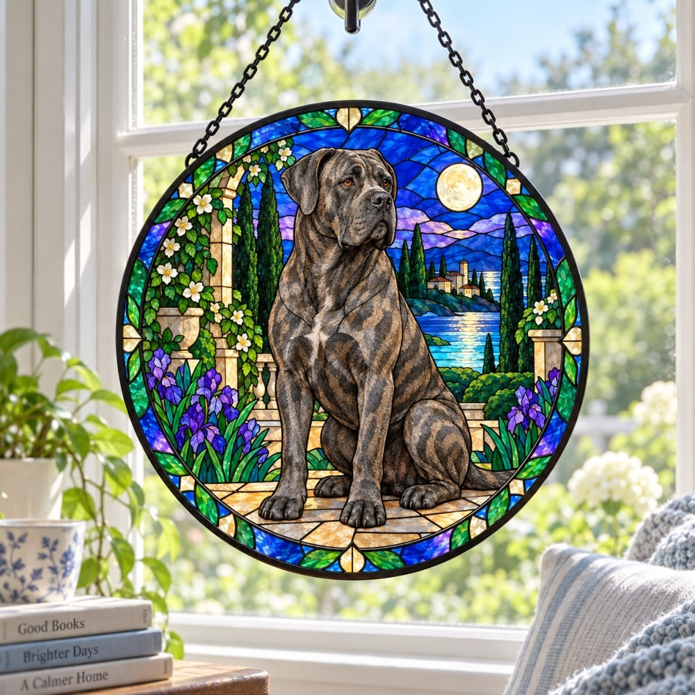 Stained Glass Suncatcher – Cane Corso