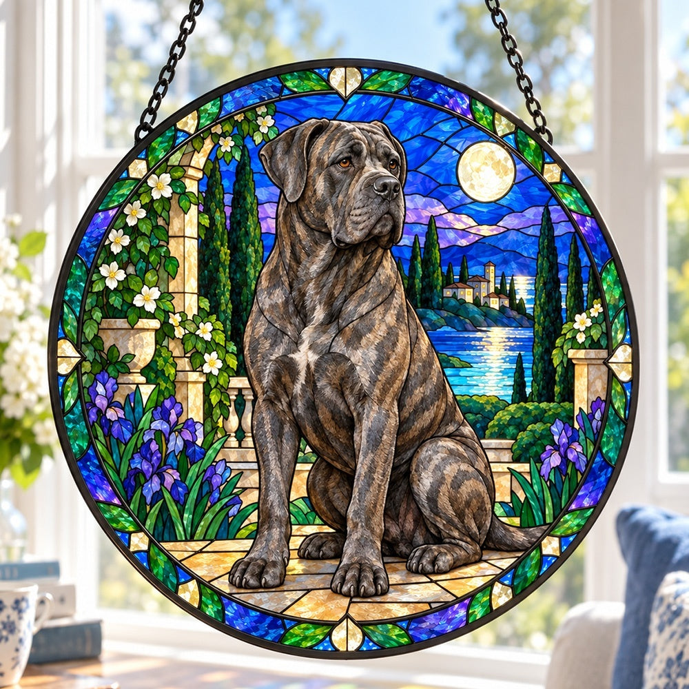 Stained Glass Suncatcher – Cane Corso