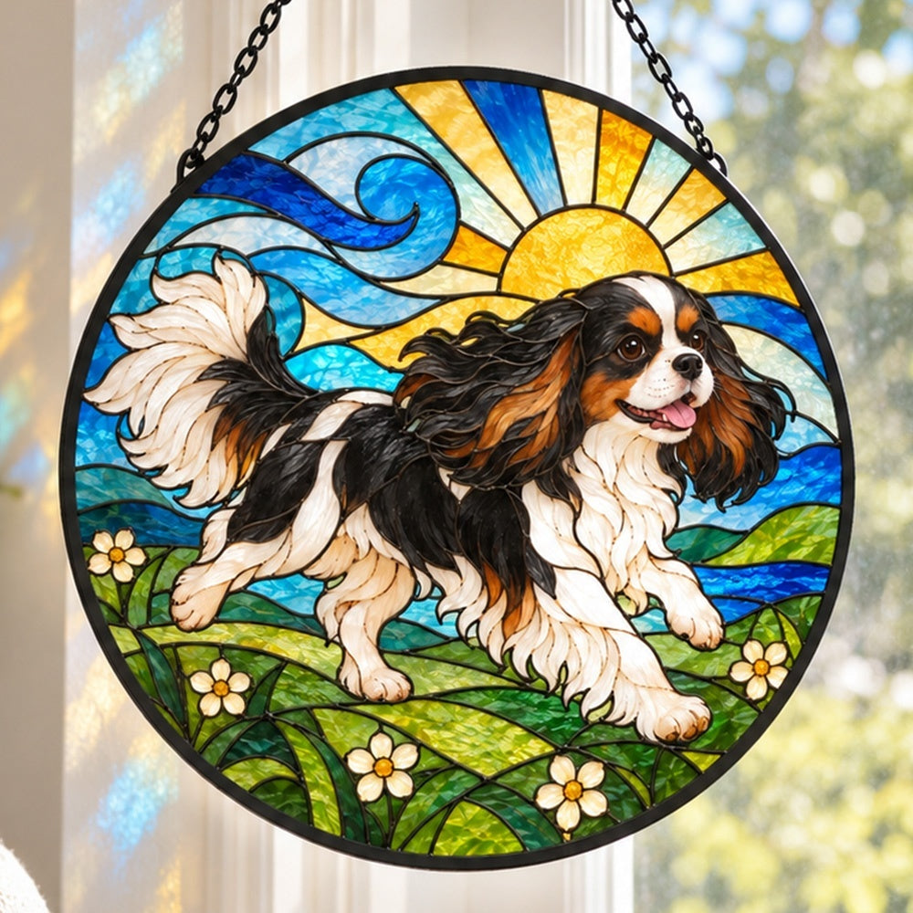 Stained Glass Suncatcher – Cavalier King Charles Spaniel
