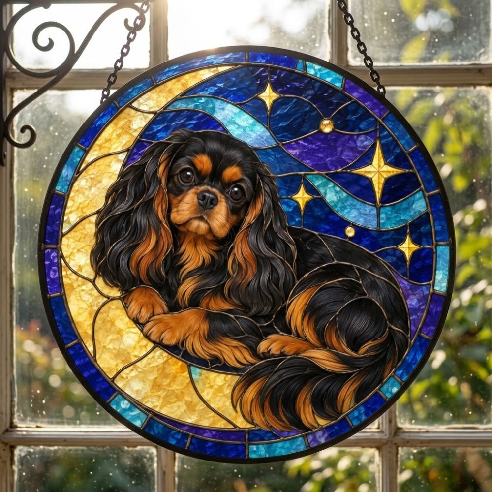 Stained Glass Suncatcher – Cavalier King Charles Spaniel