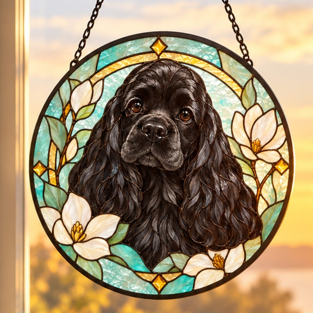 Stained Glass Suncatcher – Cocker Spaniel