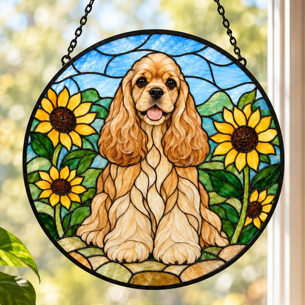 Stained Glass Suncatcher – Cocker Spaniel