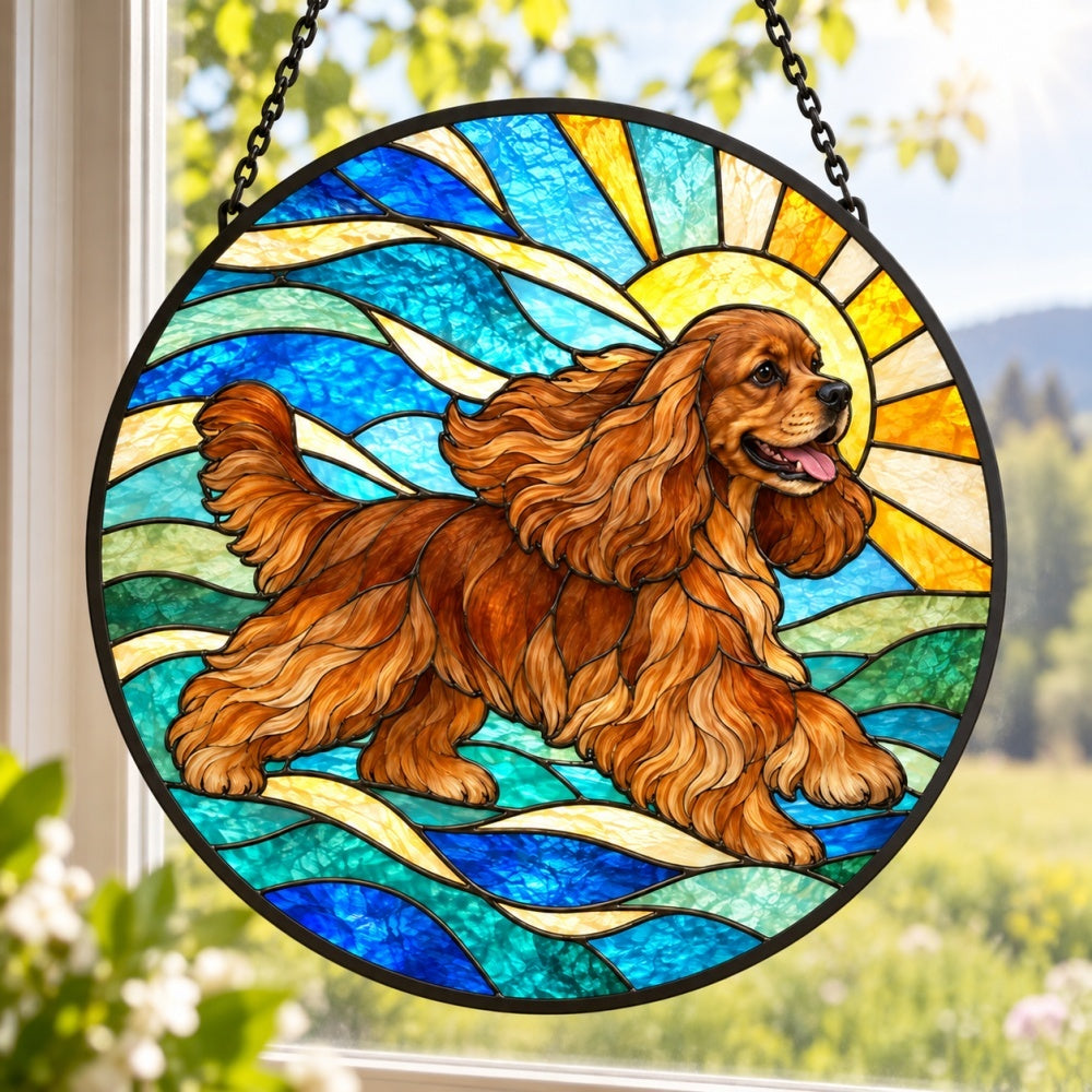 Stained Glass Suncatcher – Cocker Spaniel