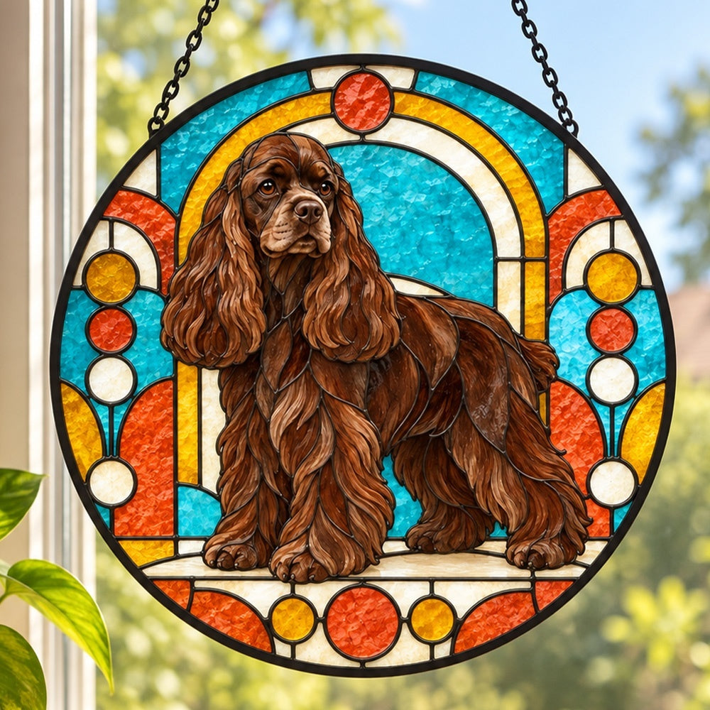 Stained Glass Suncatcher – Cocker Spaniel
