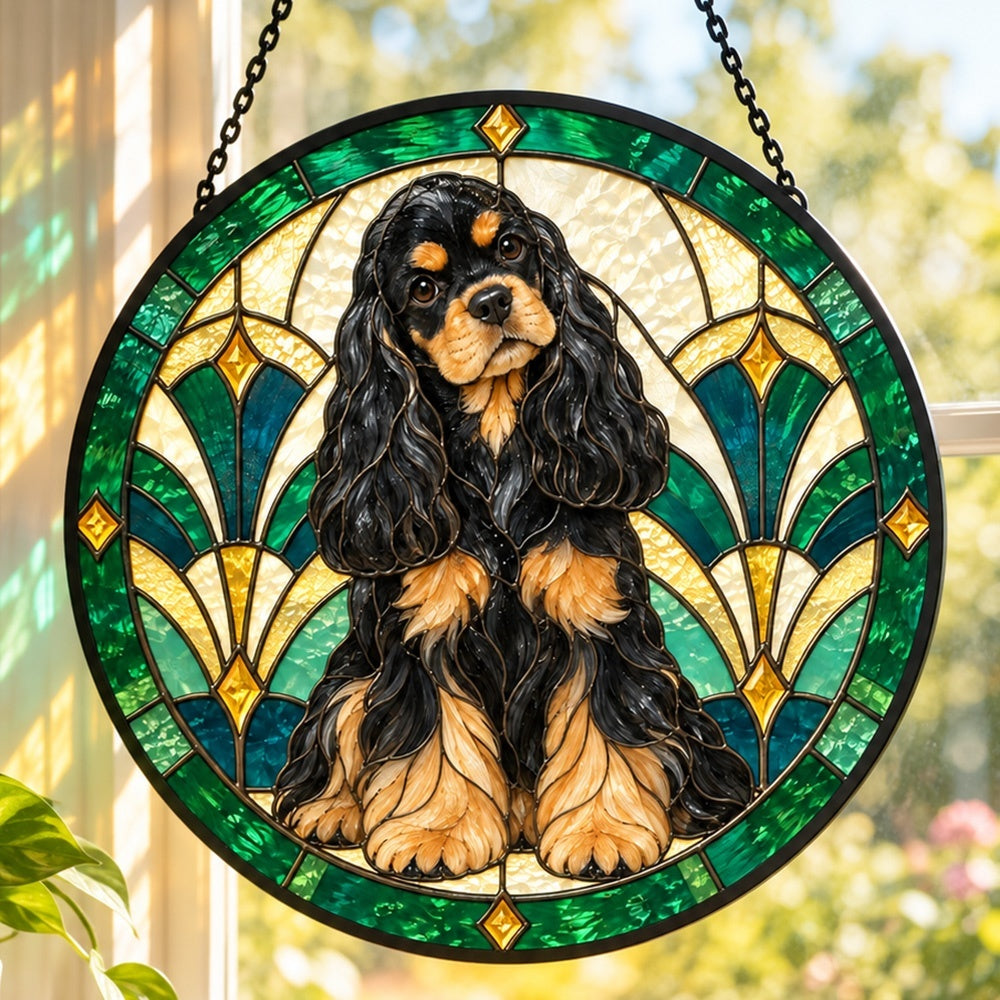 Stained Glass Suncatcher – Cocker Spaniel