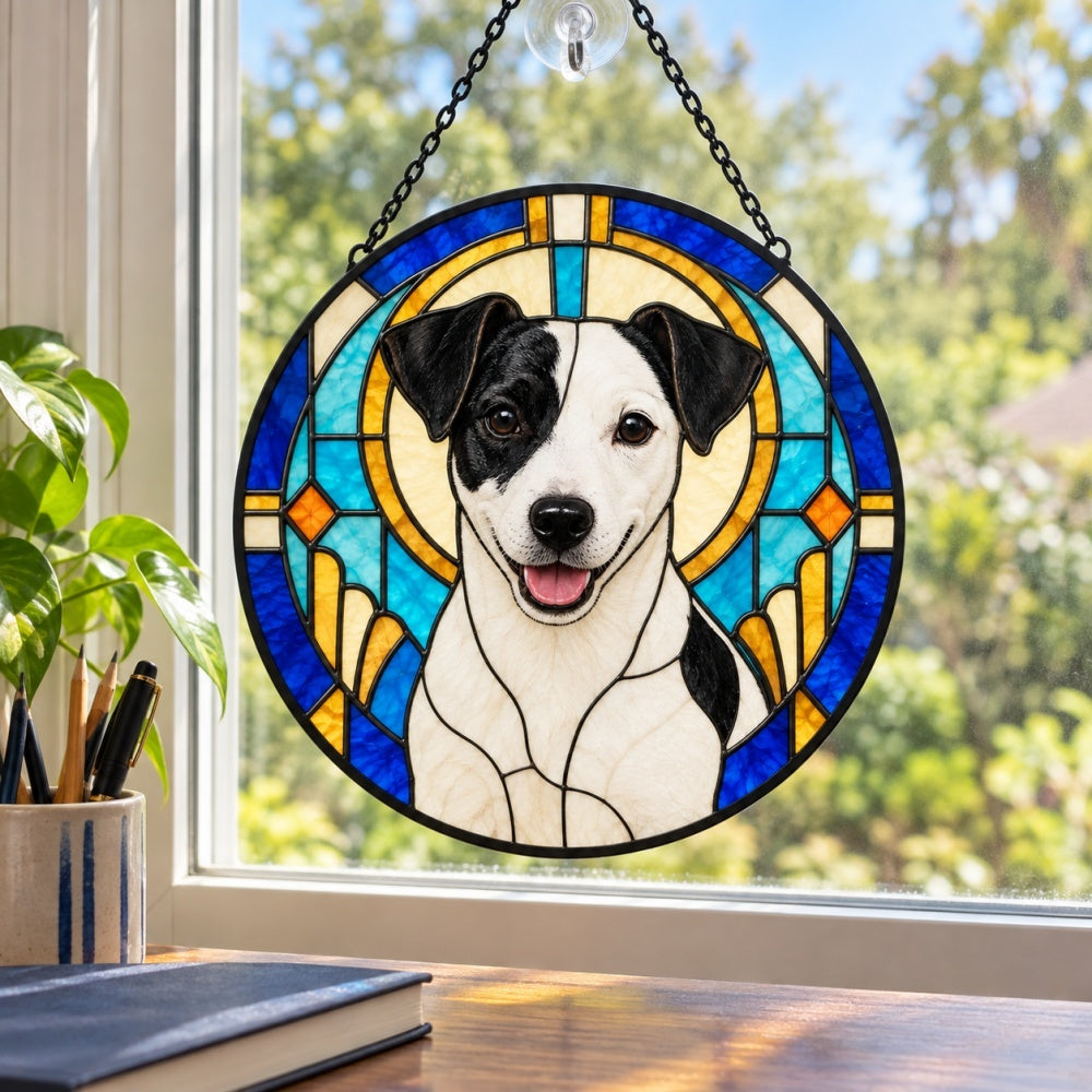 Stained Glass Suncatcher – Jack Russell Terrier