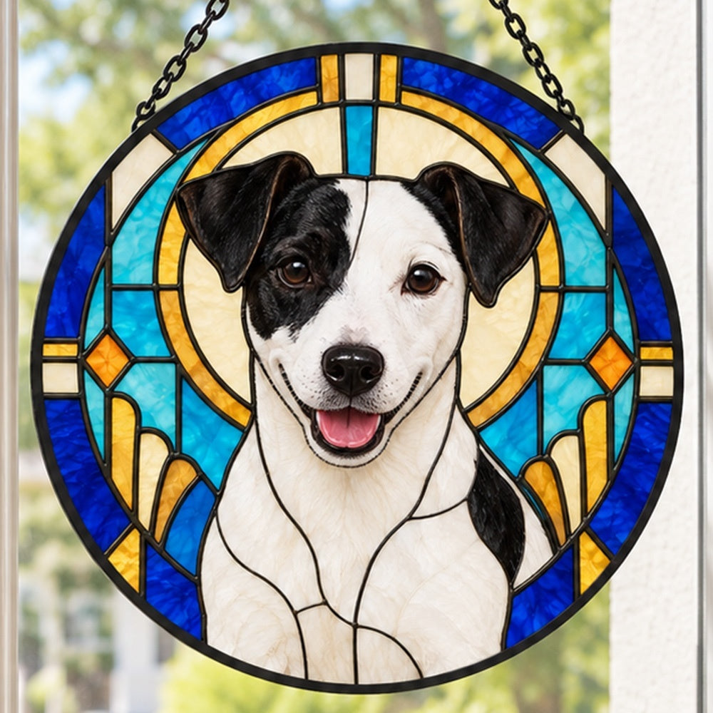 Stained Glass Suncatcher – Jack Russell Terrier