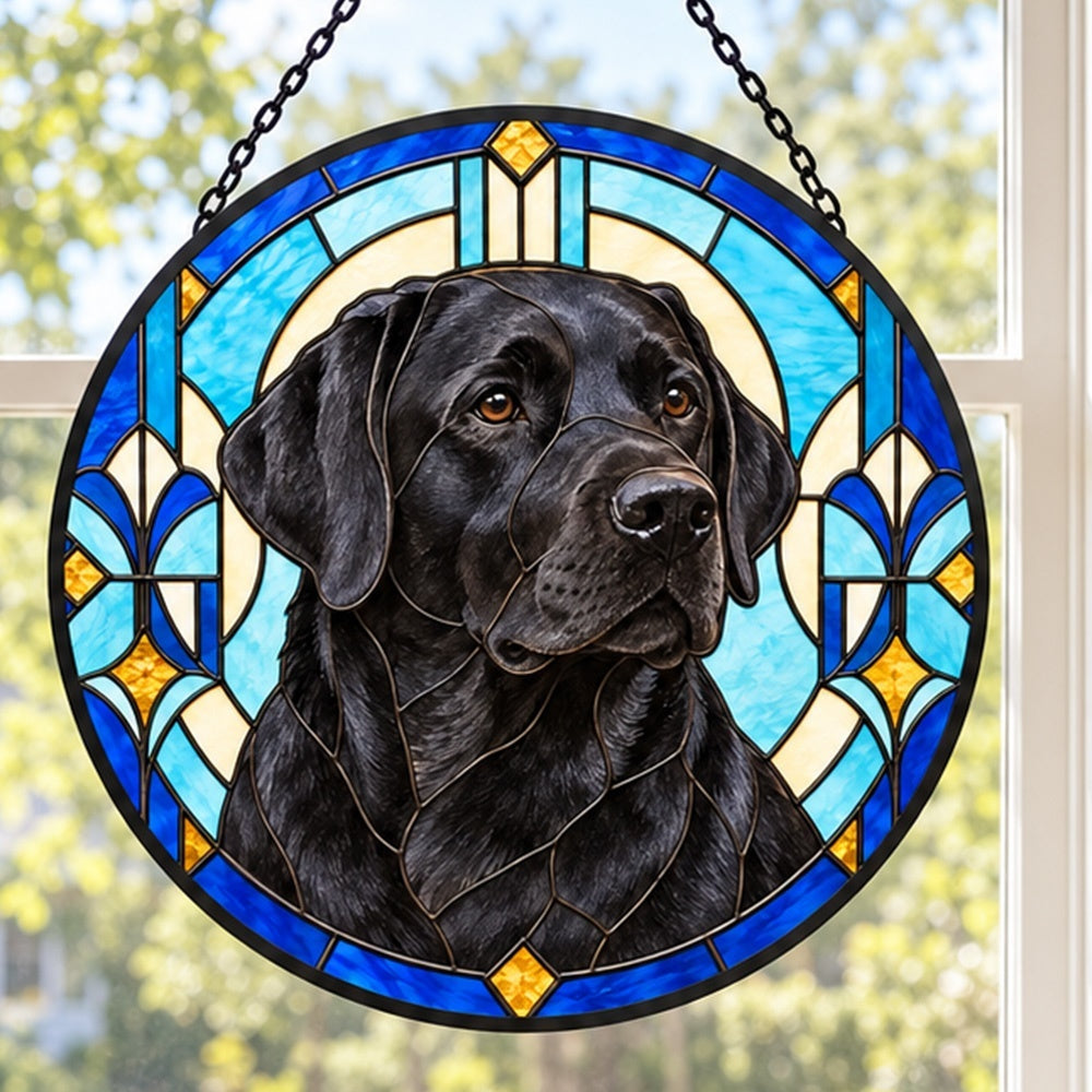 Stained Glass Suncatcher – Labrador