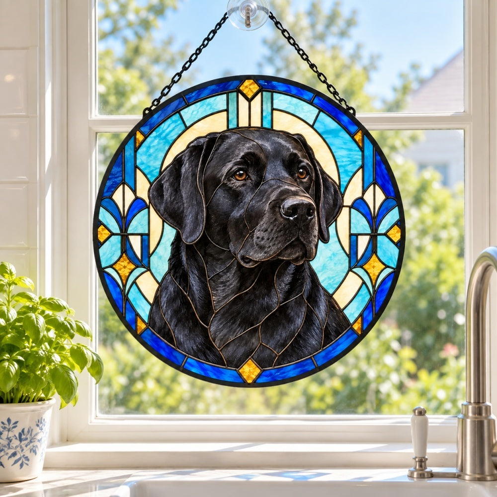 Stained Glass Suncatcher – Labrador