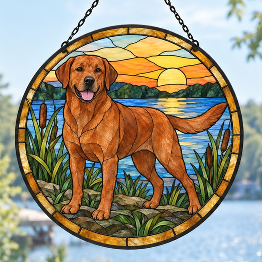 Stained Glass Suncatcher – Labrador
