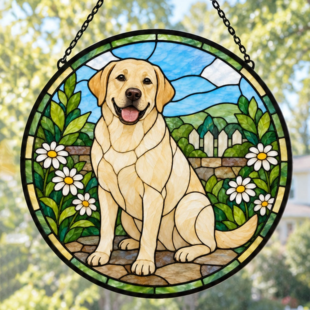 Stained Glass Suncatcher – Labrador