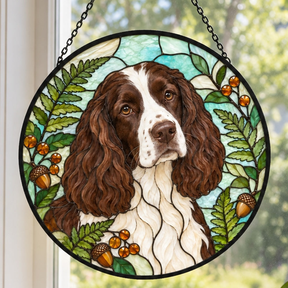 Stained Glass Suncatcher – Springer Spaniel