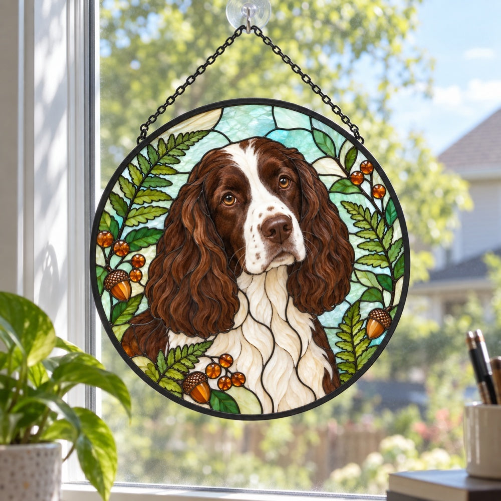 Stained Glass Suncatcher – Springer Spaniel