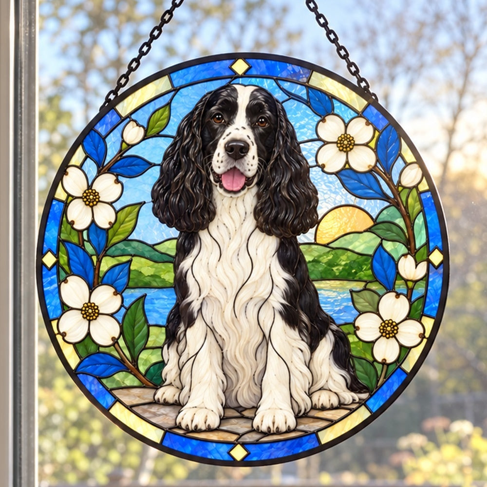 Stained Glass Suncatcher – Springer Spaniel