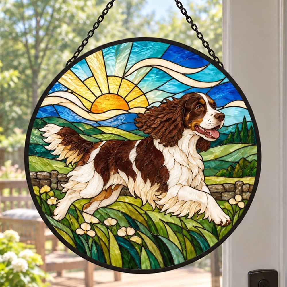 Stained Glass Suncatcher – Springer Spaniel